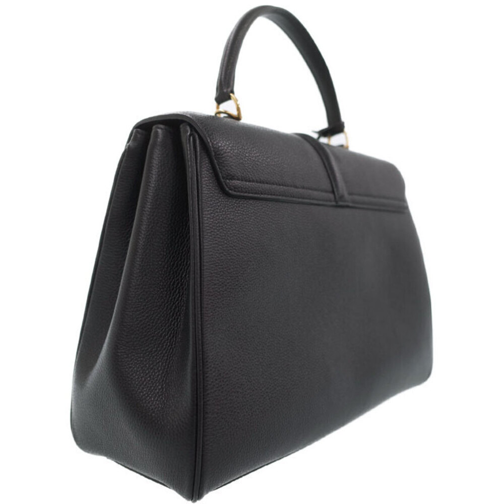 Celine Handbag Satinated Bag 16 Calfskin Shoulder Seize Black - Picture 1 of 9